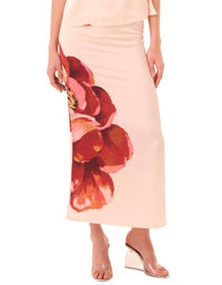 Misa Los Angeles Charli Skirt in peony love - women's skirt