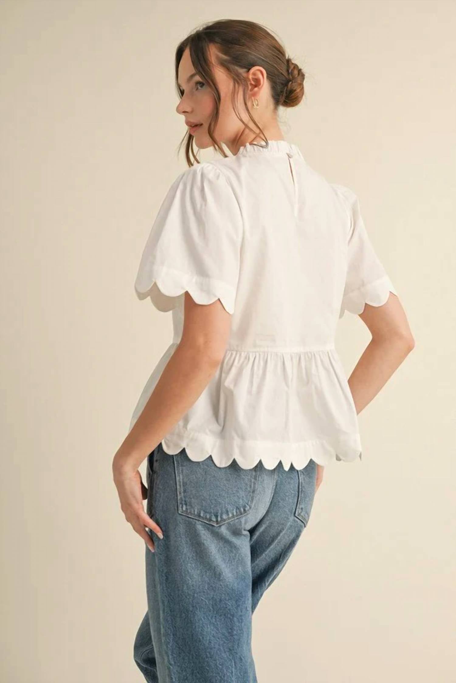 Jodifl - Peplum Top