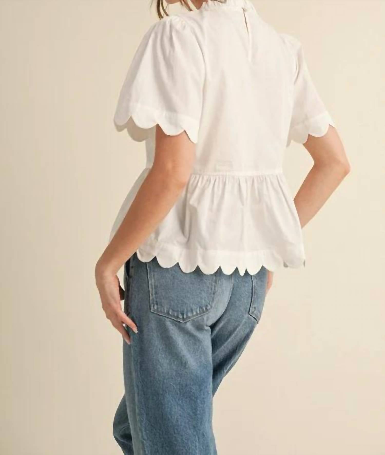 Jodifl - Peplum Top