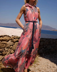 Oliphant - Nautilus Sleeveless Shirt Dress