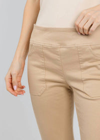 Elliott Lauren - Modern Twill Pull-on Pants With Pocket