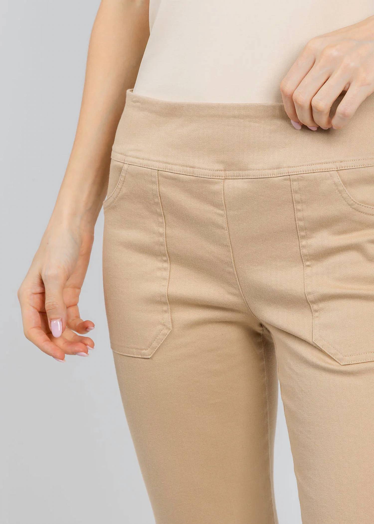Elliott Lauren - Modern Twill Pull-on Pants With Pocket