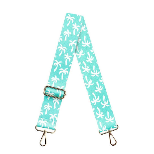 Viv & Lou - Women's Tropical Talk To The Palm Adjustable Detachable Crossbody Bag Purse Strap