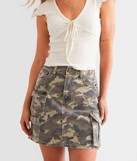 HIDDEN Peyton Cargo Skirt in camo - women's skirt