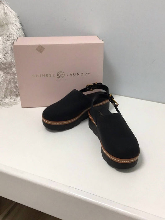 Chinese Laundry - mojo black clog