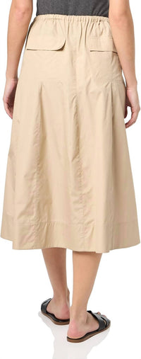 Vince - Gathered Utility Zipper Pocket Skirt