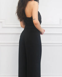 Do+Be - Ready For Fun High Neck Satin Jumpsuit