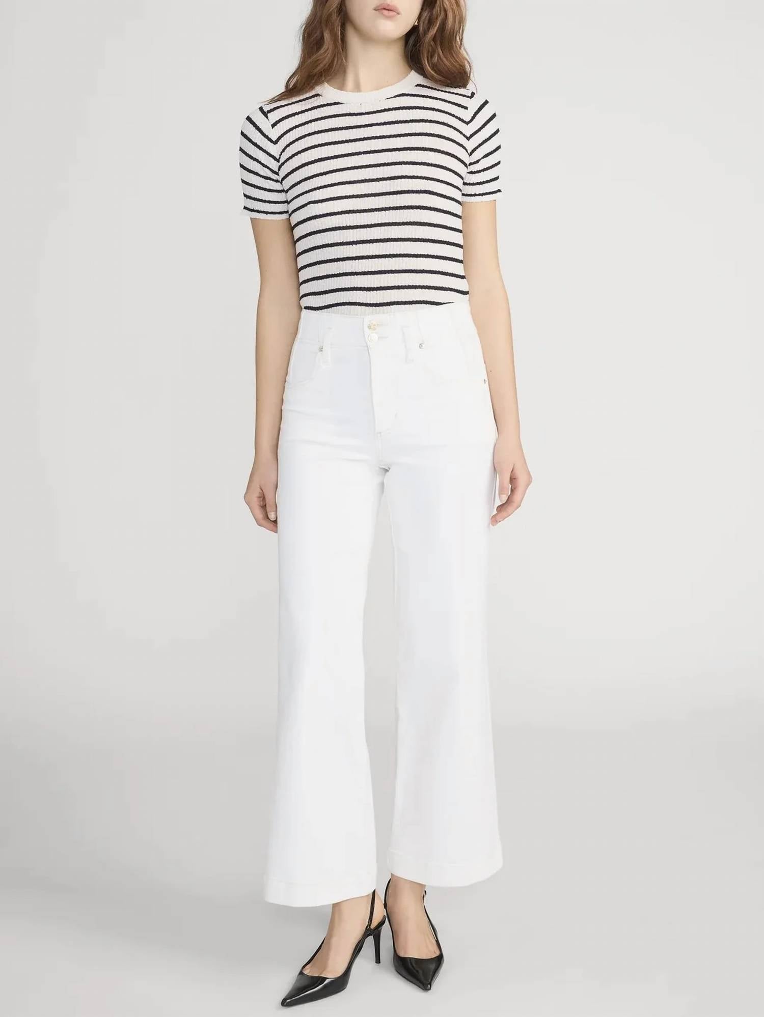 Frame - The Seamed Wide Jeans