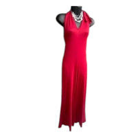 ASA Women's Halter Neck Jumpsuit in red - women's pants