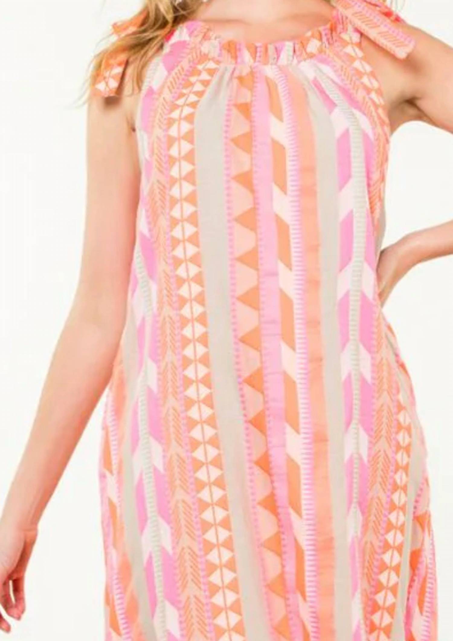 Thml - Tie Strap Pattern Dress