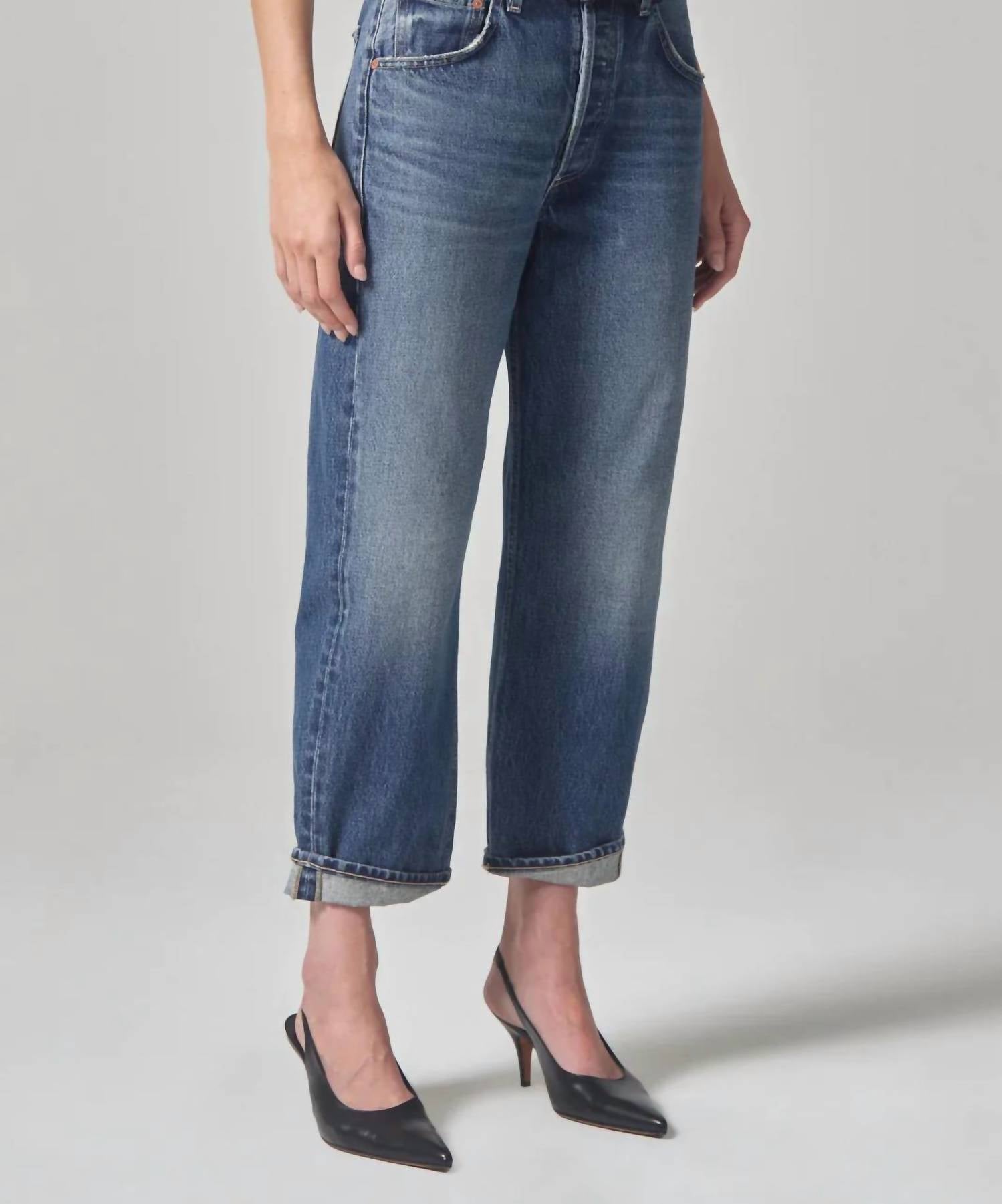 Citizens Of Humanity - Dahlia Bow Leg Baby Roll Jeans
