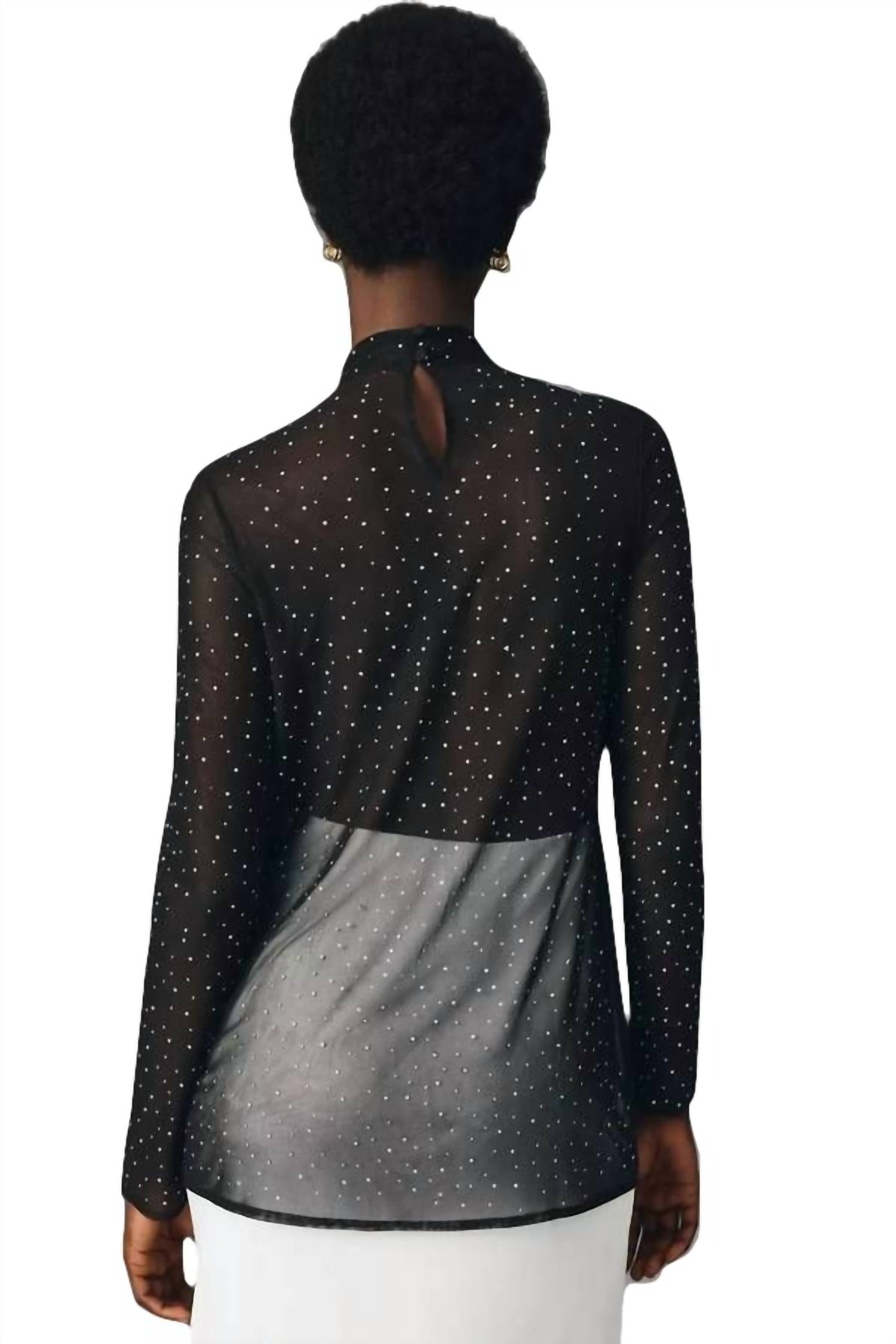 Eva Franco - Starlight Long-Sleeve Sheer Tunic