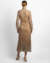Zimmermann - Hypnotic Metallic Midi Dress
