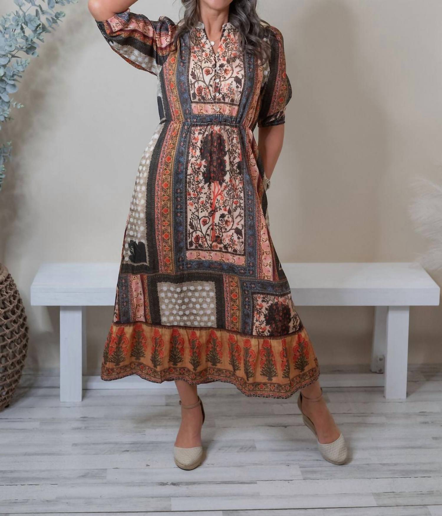 Polagram - Sigourney Patchwork Dress