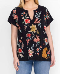 Johnny Was - Andran Panneled Knit Tee