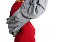NOM Maternity Liv Long Sleeve Tee in merlot - women's long sleeve top - view 4
