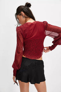Free People - Dottie Printed Long Sleeve Top