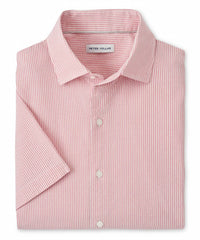 Peter Millar - Coastal Stripe Cotton Lyocell Sport Shirt