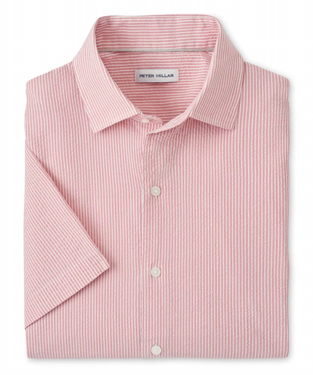 Peter Millar - Coastal Stripe Cotton Lyocell Sport Shirt