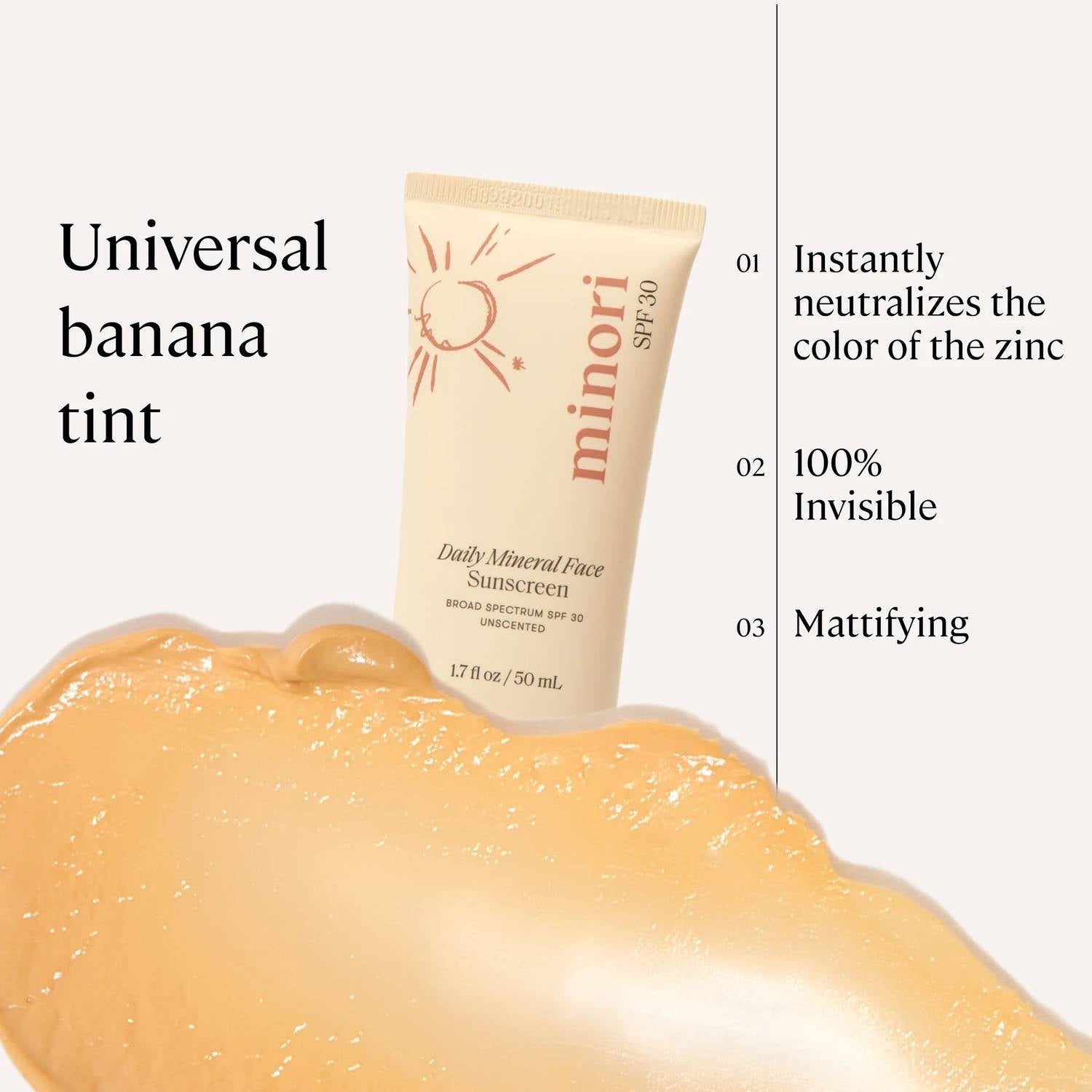 Minori - Daily Mineral Face Sunscreen — Spf 30