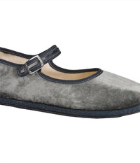 Vibi Venezia - Women's Mary Jane Silk Velvet Shoe