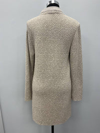 Anneclaire - LUREX TWEED WOOL SWEATER COAT