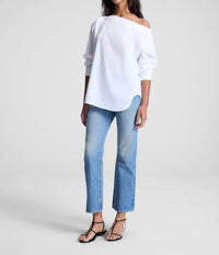 A.L.C. Mandi Top in white 1 - women's blouse - detail view