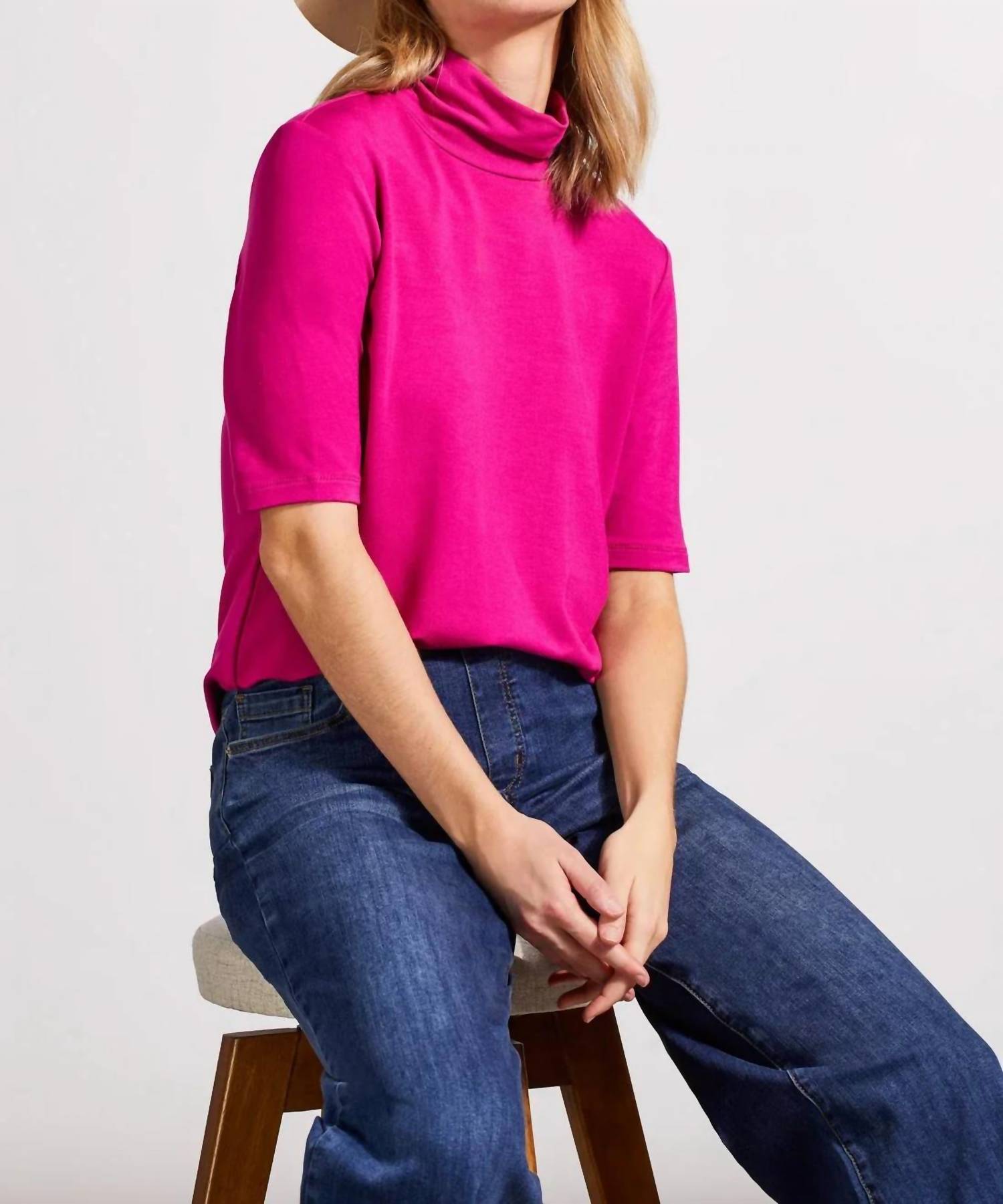 Tribal - Fen French Terry Elbow Sleeve Top