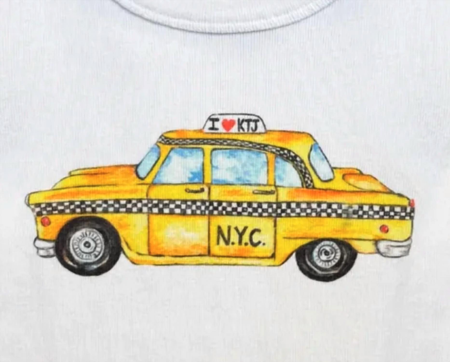 Katie J Nyc - Girl's Ny Taxi Tee