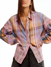 Free People - Madras Dream Long Sleeve Top