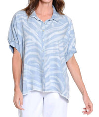 Tru Luxe - Dolman Camp Shirt