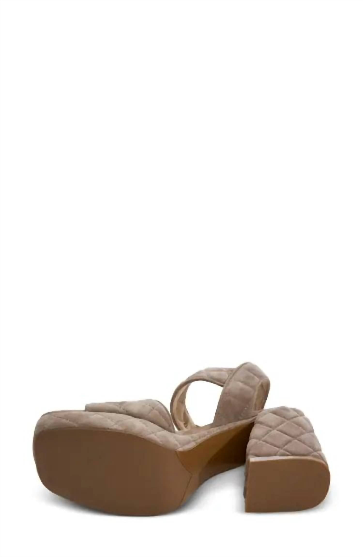 Vaneli - Women's Moppet Quilted Platform Heels