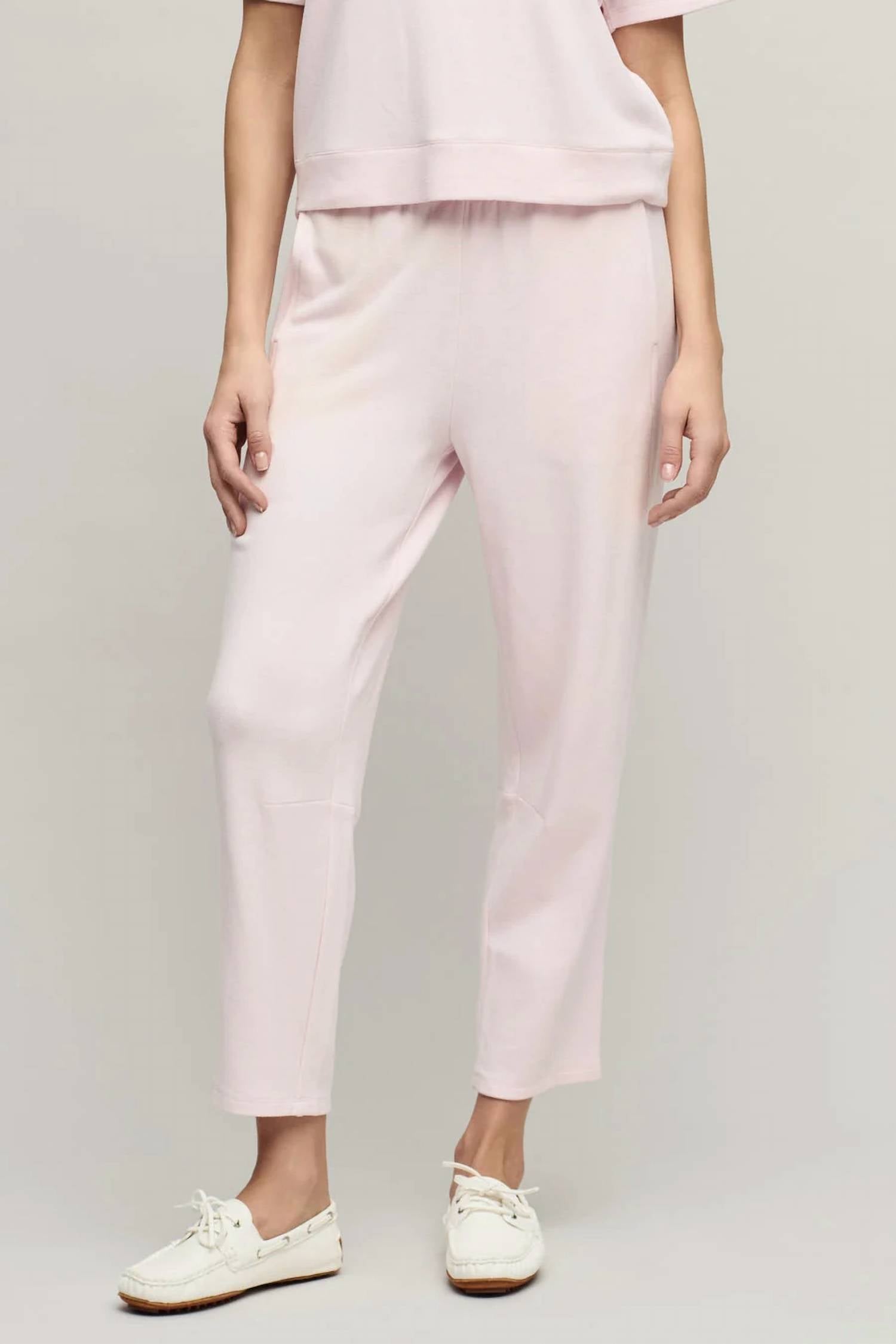Barefoot Dreams - Brushed Fleece Seamed Ankle Pant