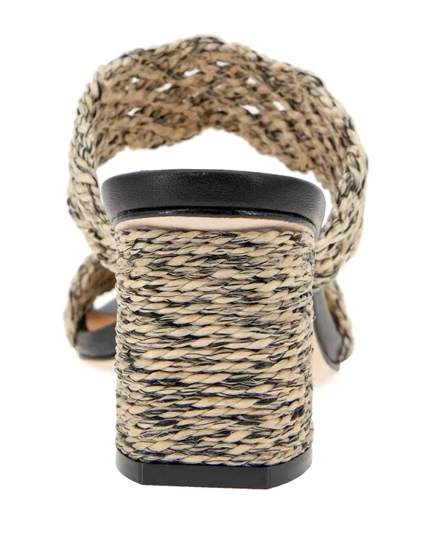 andre assous Women's Drew Crochet Heel in natural black - women's heels - view 4