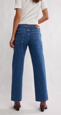 Free People - RISK TAKER MID RISE STRAIGHT JEANS
