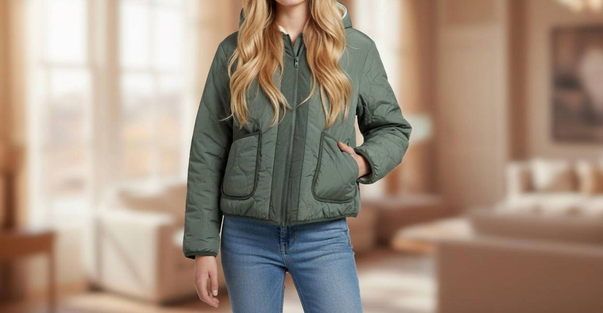 Love Tree - Reversible Faux Fur Coat