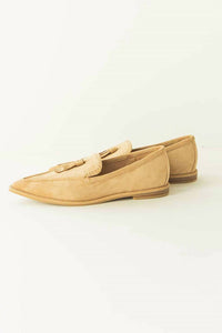 YELLOWBOX Women's Refine Pointed Toe Loafer in nude - women's flats - alternate view
