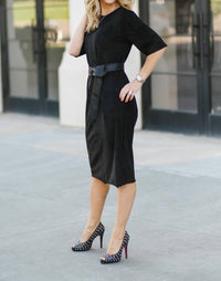 The Tristen Faux Suede Dress