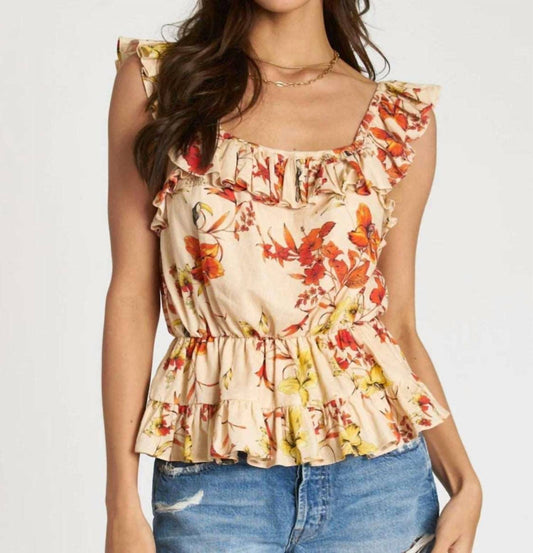 Dra Los Angeles - Johnny Floral Ruffle Tank