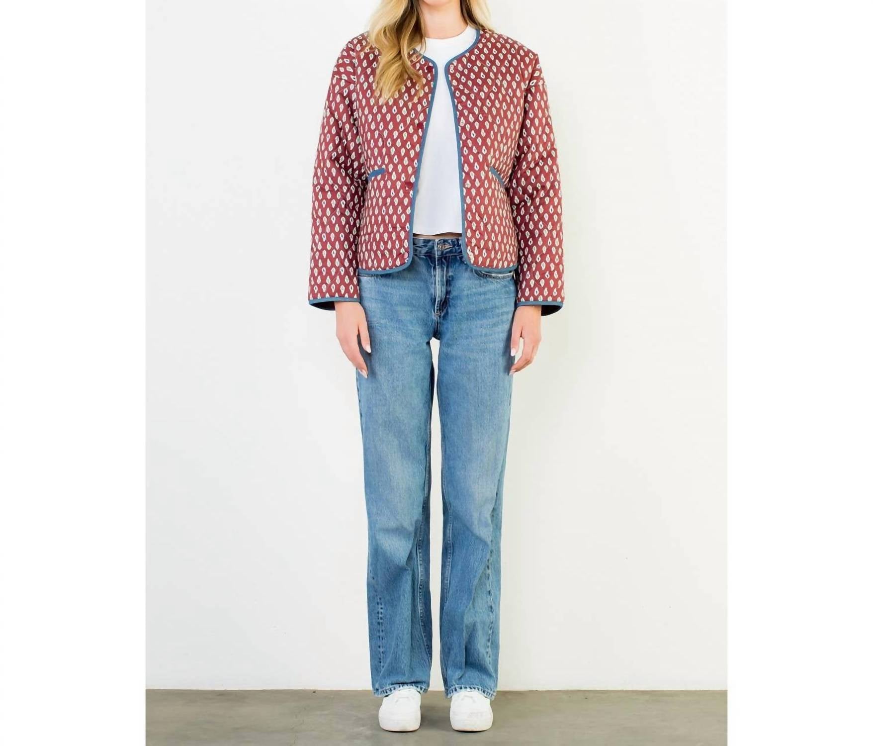 Thml - Print Detailed Quilted Jacket