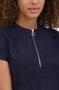 Kensie - Faux Suede Shift Dress
