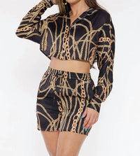 Circular Path - Crop Dolman Shirt