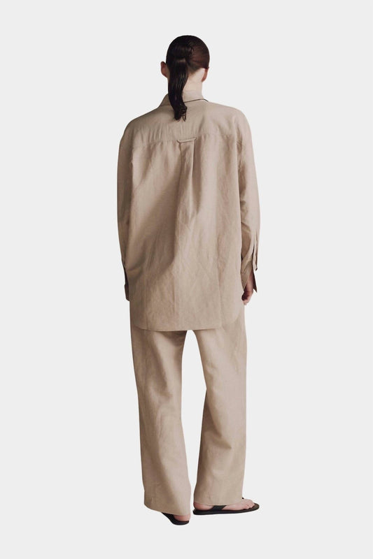 Mijeong Park - Silk Linen Oversized Shirt