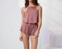 Lunya - Washable Silk Lace Cami Short Set