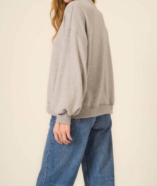 Project Social T - Love Language Mock Neck Sweater