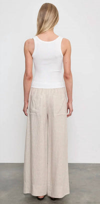 Enza Costa - Linen Cropped Summer Pants