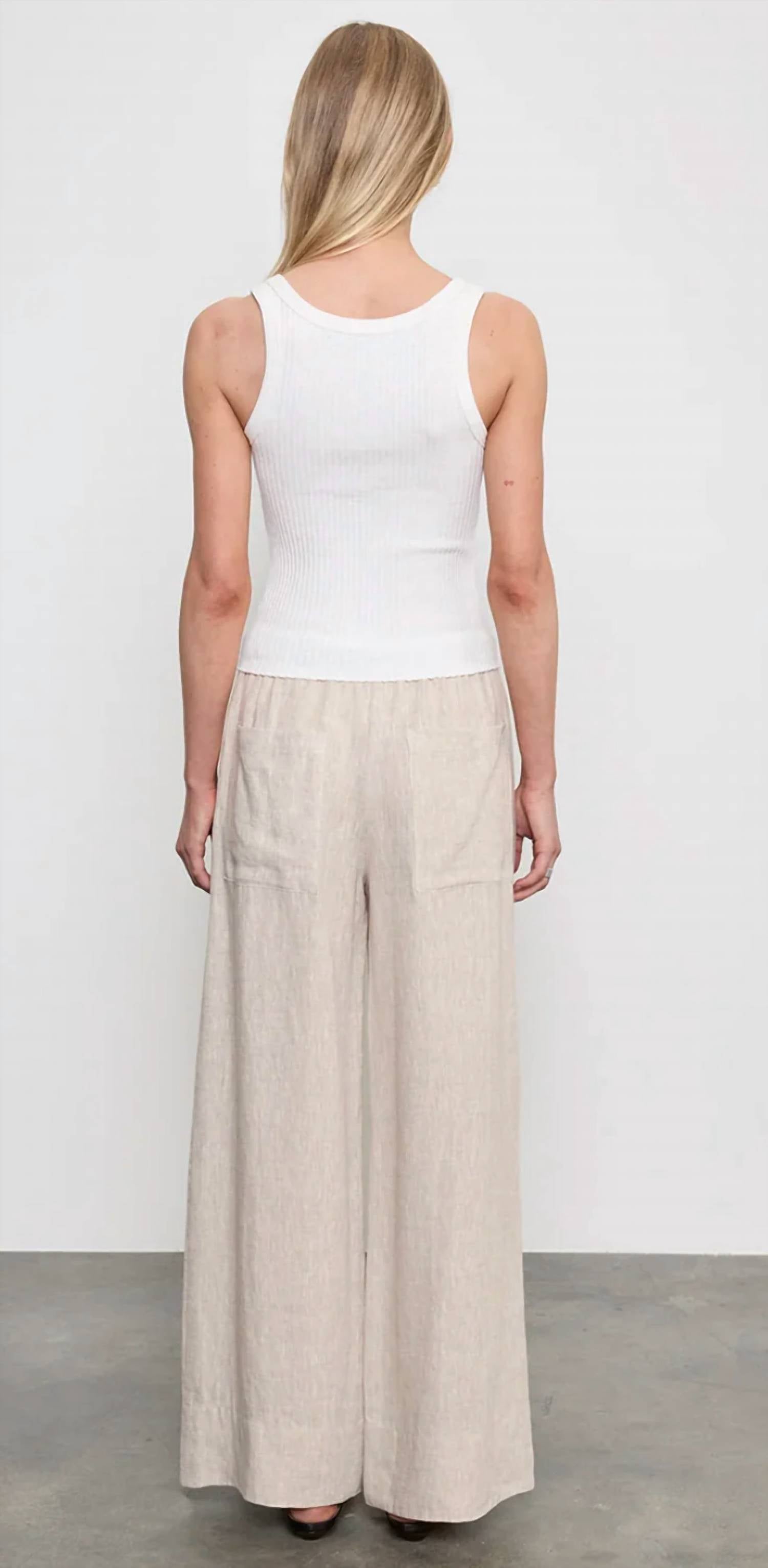 Enza Costa - Linen Cropped Summer Pants