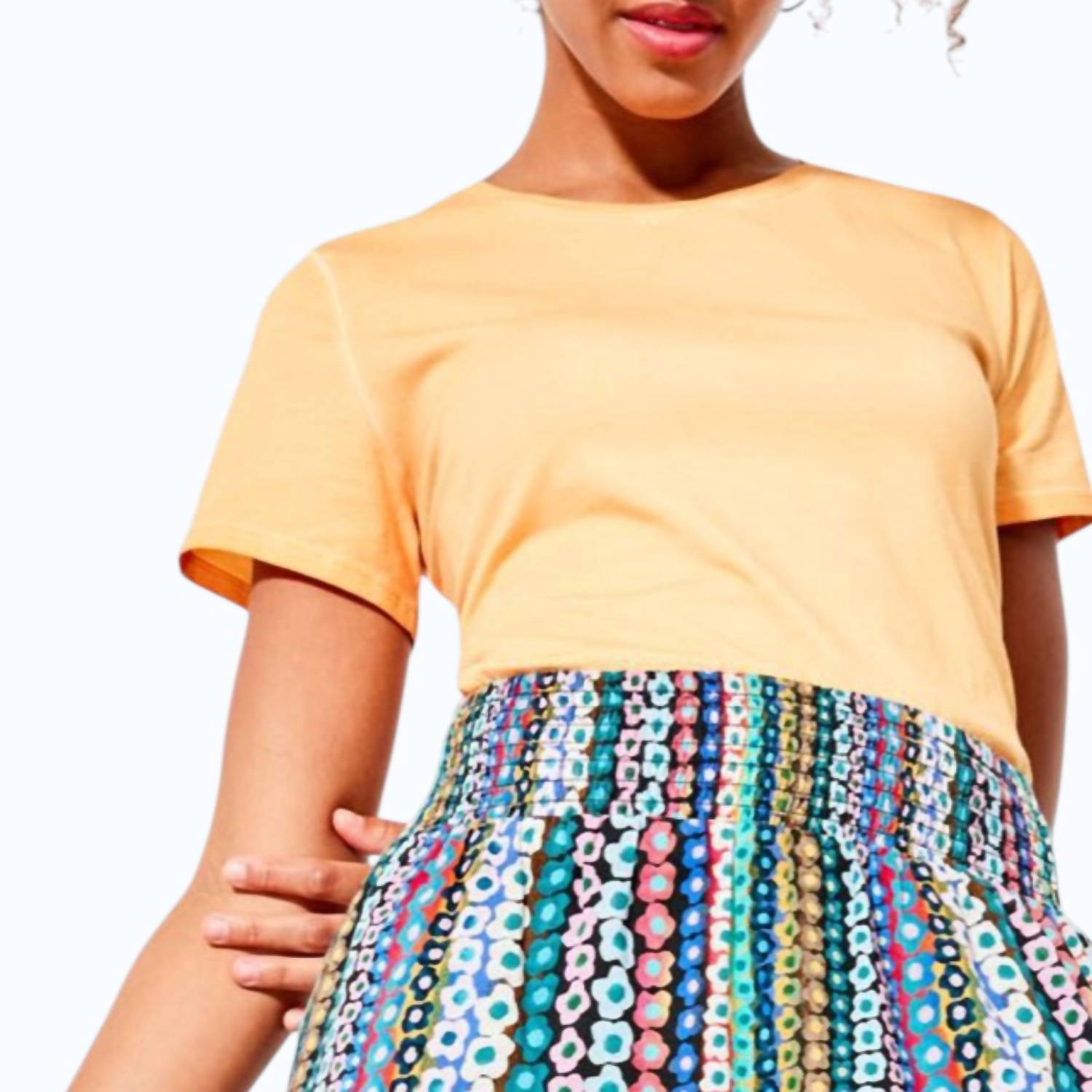 Nic + Zoe - Short Sleeve Shirt Tail Crew Tee