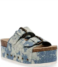 STEVE MADDEN Women's Kali Sandals in denim - women's sandal