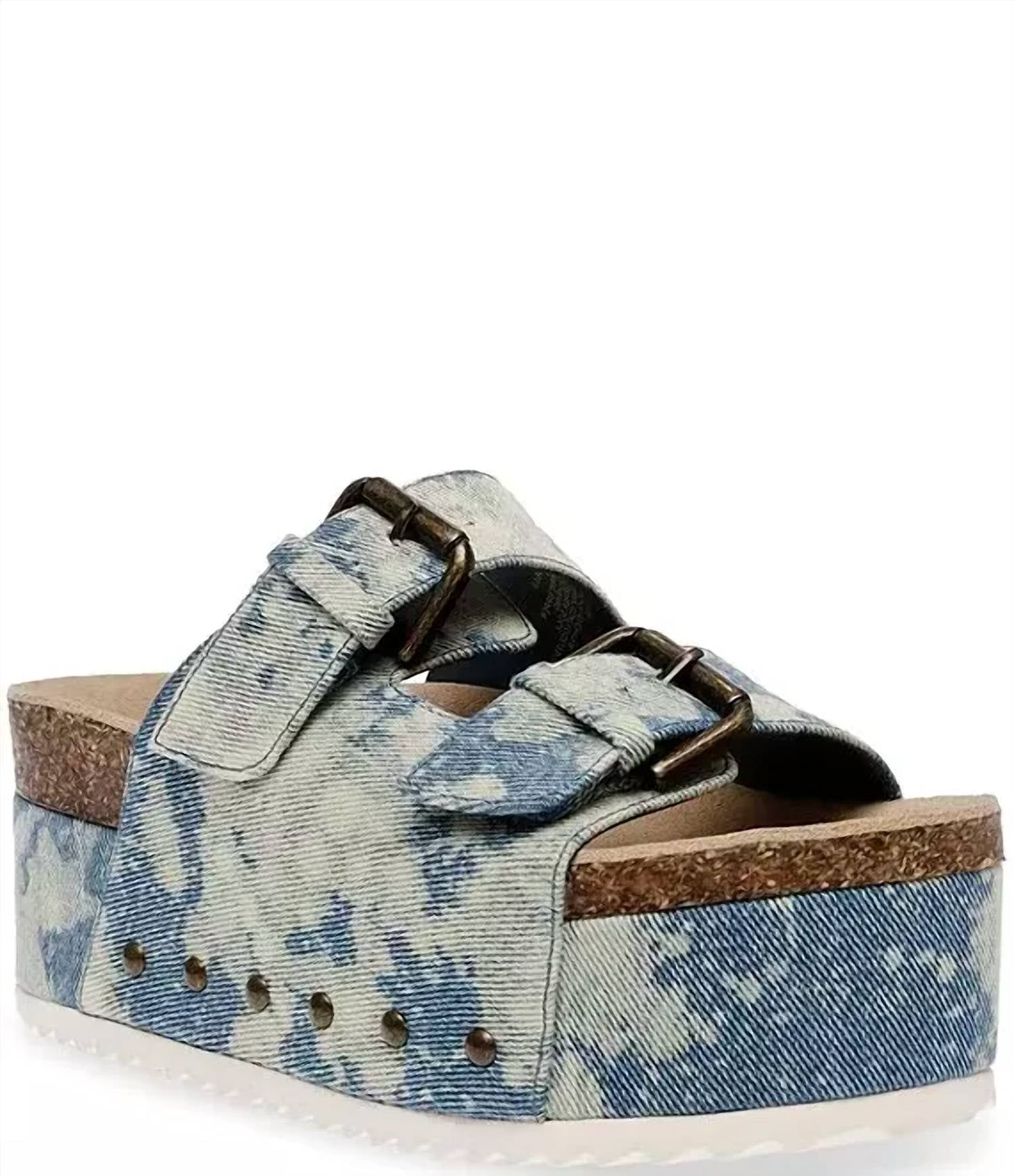 STEVE MADDEN Women's Kali Sandals in denim - women's sandal